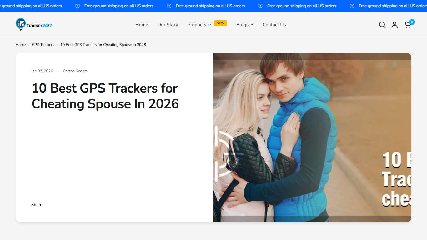 10 Best GPS Trackers for Cheating Spouse In 2026 – GPSTracker24/7