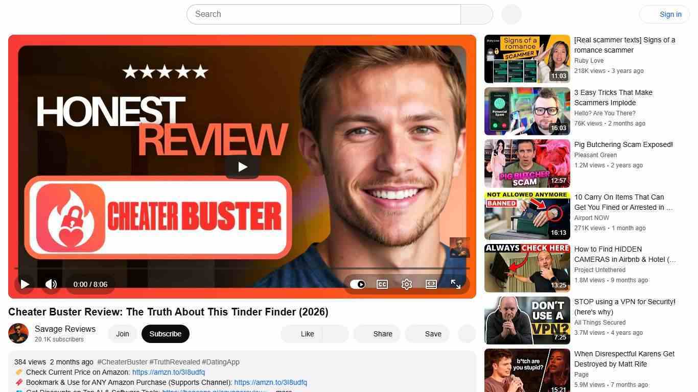 Cheater Buster Review: The Truth About This Tinder Finder (2026) - YouTube